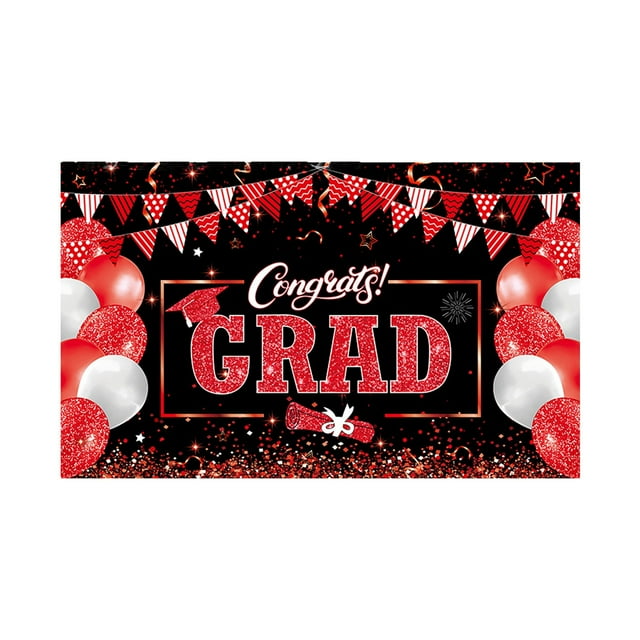 EDFBUYKRS A Of To Your Graduation Party With Our Graduation Season Banner Congratulations Graduate! (180X110cm)