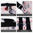 thumbnail image 6 of CHAOYUNYI Women’s Backpack Bag Medium Size with Trolley Sleeve, Adjustable Strap/ Top Handle, Water Resistant Travel Daypack, Flamingo, 6 of 7