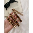 thumbnail image 3 of 3 Pack Women Skinny Belt Leopard Print Belt Chic Belts for Jeans Pants Fashion Solid Color with Gold Buckle, 3 of 10