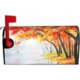 thumbnail image 3 of Red Yellow Fall Maple Leafs Mailbox Covers Magnetic Thanksgiving Mailbox Cover Autumn Leaf Mailbox Cover Magnetic Mailbox Wraps Standard Size 18" X 21" Holiday Garden Mailboxs Decorations for Outside, 3 of 6
