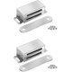 thumbnail image 1 of Magnetic Door Catch Pull Strong Magnet Cabinet Latches Magnetic Hardware Stainless Steel Chrome Door Closer for Bathroom Sliding Door Window Cupboard, 1 of 5