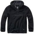 thumbnail image 4 of BRANDIT INDIVIDUAL WEAR Adult Male Hooded Fleece Quarter Zip Pullover, Color: Black, Size: XL, 4 of 7