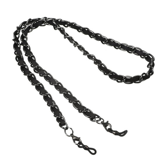 Unique Bargains 30' Eyeglasses Holder Straps Cord Sunglasses Strap Eyewear Retainer Chain, Dark Grey/Black