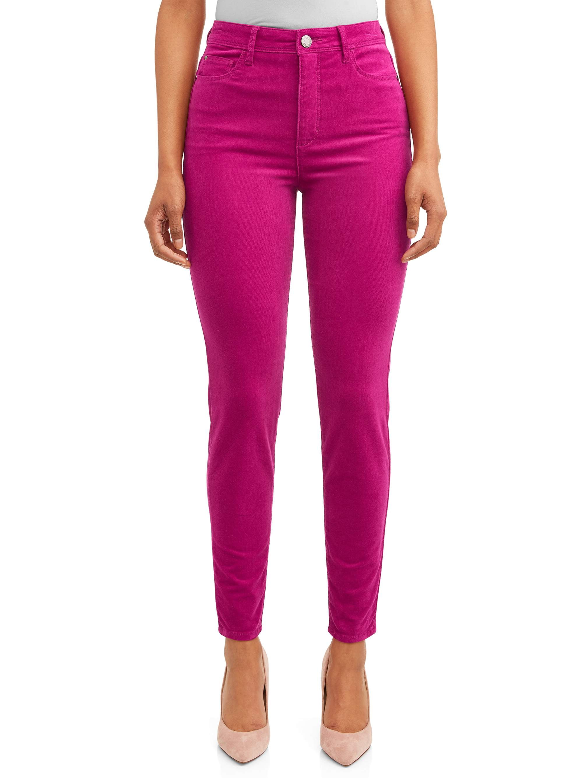 Time and Tru - Time and Tru Women's High Rise Sculpted Corduroy Jegging ...