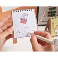 thumbnail image 3 of Calendrier de Bureau 2022 Mini Notes Mémo Filaires Calendrier Rabattable 5.4 Pouces x 3.9 Pouces - Joyeux (Oct. 2021 à Déc. 2022), 3 of 7