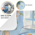 thumbnail image 2 of Yayeee Dish Drying Mat for Kitchen Counter 18"x24" Microfiber Absorbent Pad, Blue Goldfish, 2 of 7