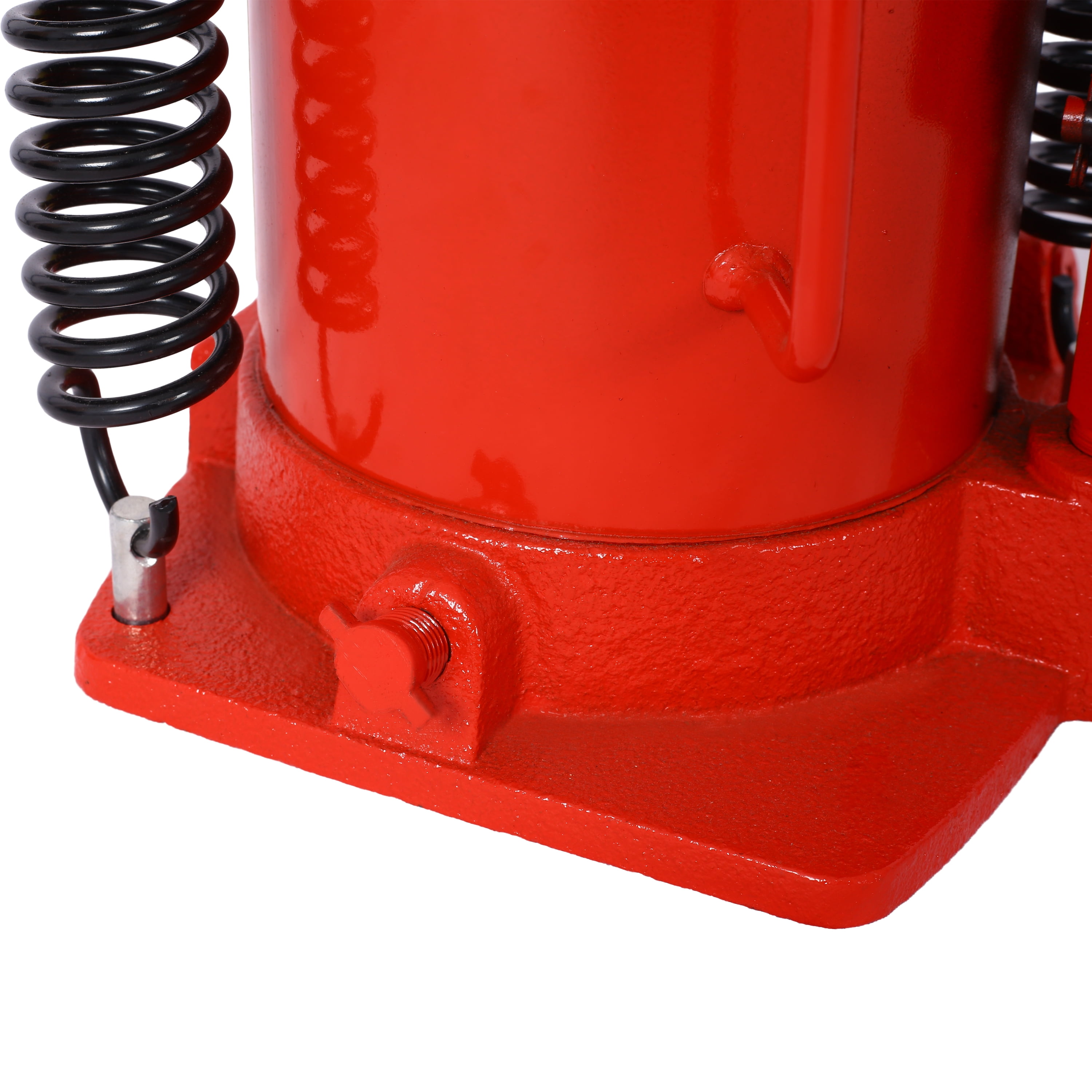 Air Hydraulic Bottle Jack, 32 Ton/70550LBS LBS All Welded Bottle Jack, 10-16.3 inch Lifting Range, Manual Handle and Air Pump, for Car, Pickup, Truck, RV, Auto Repair, Industrial Engineering ,Red