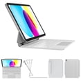 thumbnail image 1 of Case with Keyboard RAYMCRAFT for iPad 11th/10th Gen White, 1 of 7