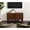 Walnut Brown, variant on Kate and Laurel McCutcheon Modern Two-Door Mango Wood Floor Media Cabinet, 38 x 15 x 22, Walnut Brown, Transitional Low Living Room TV Stand for Use as Sideboard Buffet Cabinet or Record Player Stand