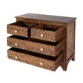 thumbnail image 7 of Beaumont Lane Traditional 40"W Bone 4 Drawer Accent Chest in Brown, 7 of 7