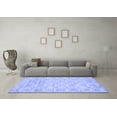 thumbnail image 3 of Ahgly Company Indoor Square Abstract Blue Contemporary Area Rugs, 5' Square, 3 of 4