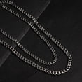thumbnail image 2 of Funie Chain Thick Long Necklace Titanium Steel Punk Wide Chain Necklace Jewelry Accessory, 2 of 8