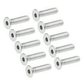 thumbnail image 1 of Unique Bargains Vis de Machine à Tête Plate M5x20mm Vis Hexagonale Intérieure Boulons de Fixation en Acier Inoxydable 304 20 Pcs, 1 of 3