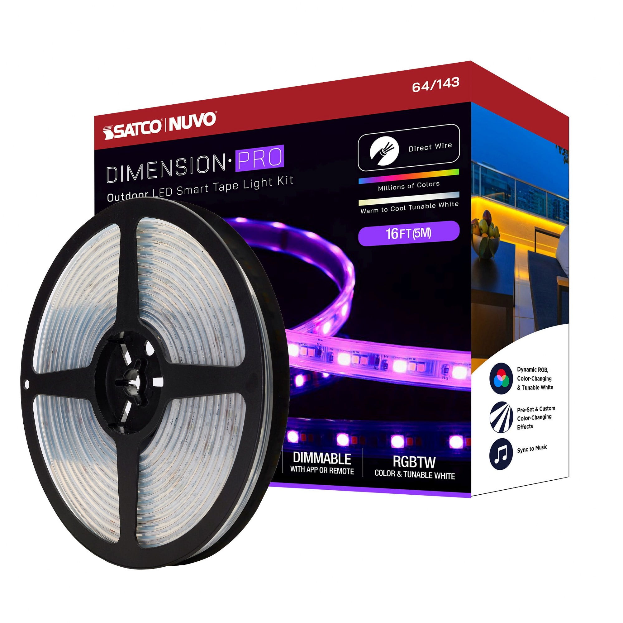 Dimension Pro - Light White Plastic Under Cabinet Light