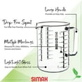 Simax Glass Measuring Cup Four Cup (32 Ounce), Borosilicate Glass