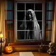 thumbnail image 6 of Diceymbol Halloween Ghost Woman Window Curtain Scary Door Hanging Decoration with High-Definition Print for Party and Home Decor, 6 of 8