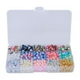 thumbnail image 1 of 1140 Pcs Perles Artificielles Rondes Non Trouées en ABS pour Bijoux DIY, 1 of 10