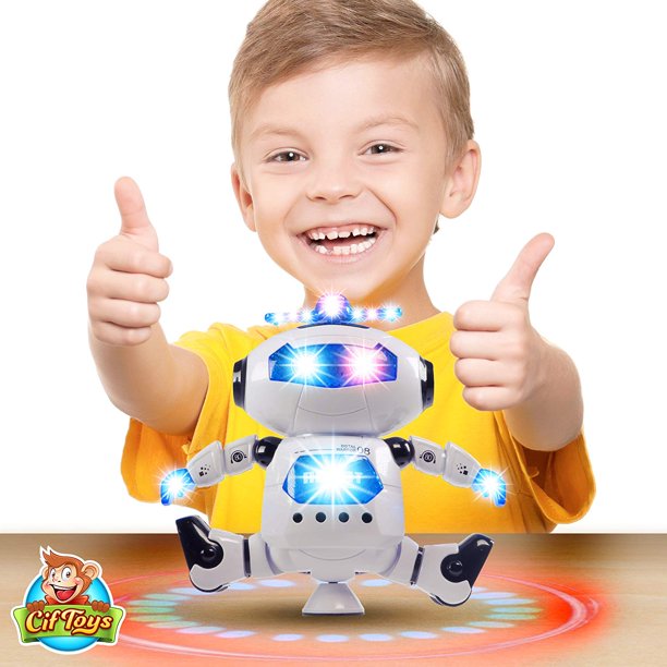 CifToys Electronic Walking Dancing Robot Toy - Toddler - Gift for Boys Girls 3 Years Old - Walmart.com