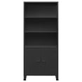 thumbnail image 2 of vidaXL Bookshelf Bookcase with 3 Shelves Decor Cabinet with Display Steel, 2 of 15