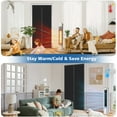 thumbnail image 4 of ROMUCHE Magnetic Thermal Door Cover For Winter, Fits 33'' X 80'' Door(Curtain Size 35'' X 82''), Insulated Door Curtain Keep Warm Winter&Cool Summer, 4 of 8