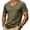 Army Green, variant on Bbyeadc Men's T-Shirts Short Sleeve V Neck Tops Stretch Breathable T-Shirt Athletic Summer Top,Gray (M)