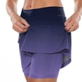 thumbnail image 5 of JBXKXYW Skorts for Women Dressy Casual Women's Pocket Pants Solid Mid Waist Culottes Short Skirts Skinny Pants Tennis Skirts for Women With Shorts Women's Skort (Black2,M), 5 of 6