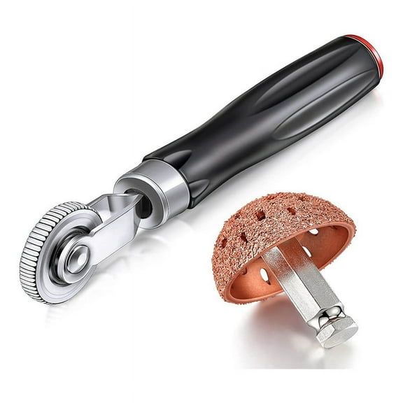 Tire Repair Patch Tools Kit Tire Patch Roller with Tire Wheel Repair Grinding Buffing Wheel (42 mm)
