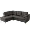 thumbnail image 2 of Sala Kessa Muebles Madrid Chaise Longue Gris, 2 of 6
