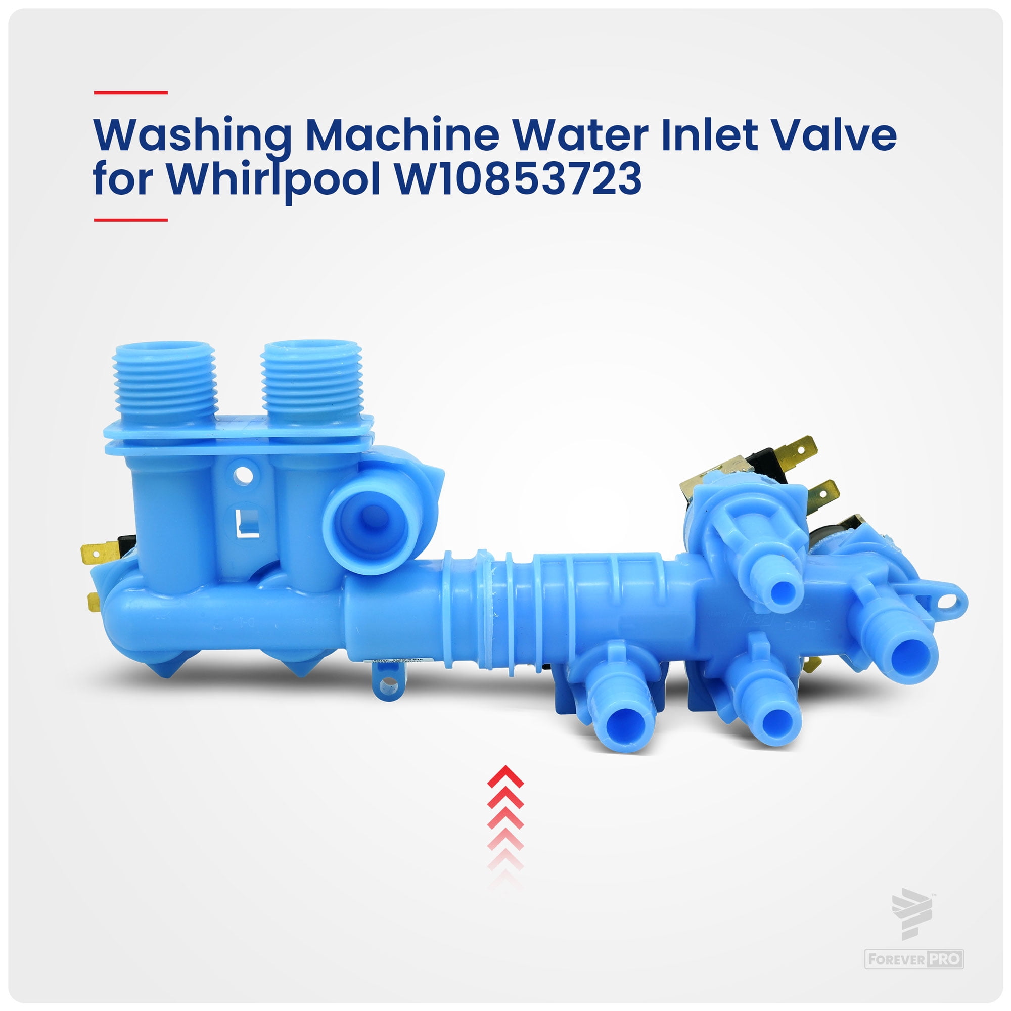 ForeverPRO W10853723 Valve (Washer) for Whirlpool Washer W10326913 W10326915 W10342320 W10853723VP