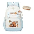 thumbnail image 1 of HUASHENG Capybara Backpack Large Capacity Bookbag For Students Lightweight & Travel Daypack School Bag, 1 of 1
