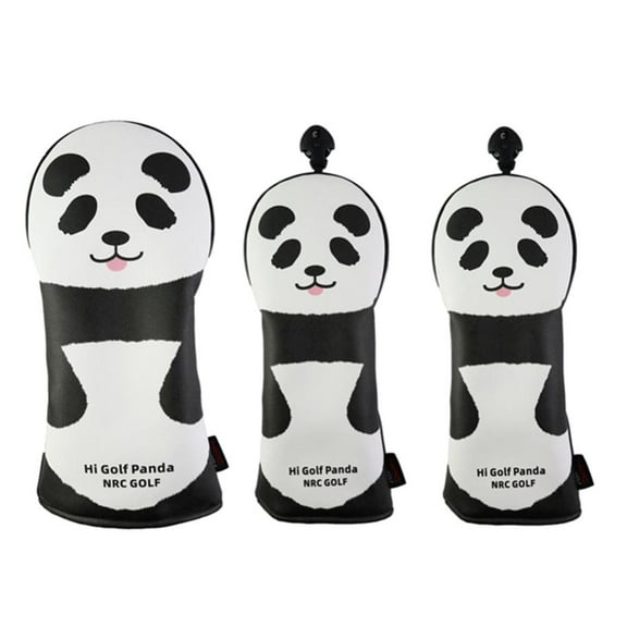 Golf Headcover, Golf Panda Animal Lovely Head Cover Accessories Gift for and Family Members