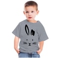 thumbnail image 5 of EGNMCR Blouses & Chemises à Manches Courtes Col Rond pour Tout-Petits Garçons Filles Mode Mignon Col Rond Imprimé Haut à Manches Courtes Blouse Fille, 5 of 5