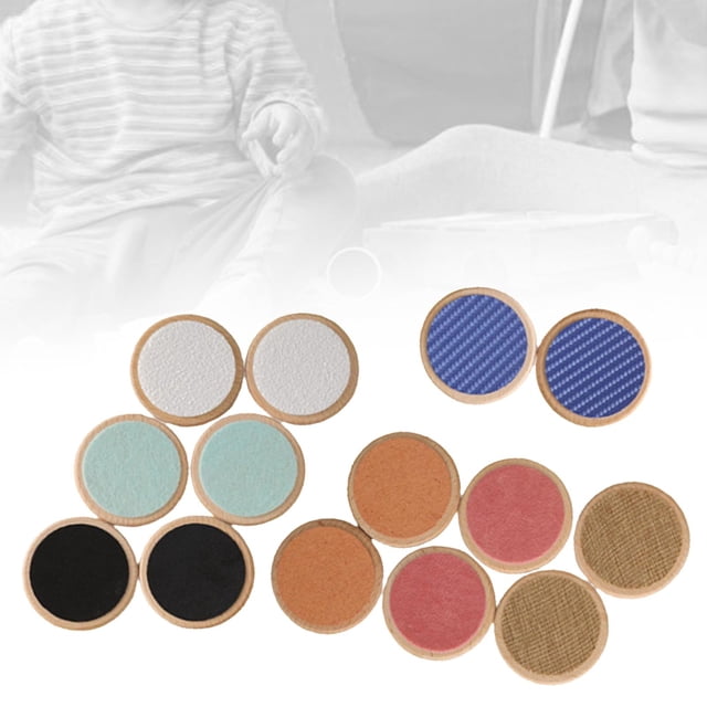 Juguetes Montessori, tablero táctil, juguete de desarrollo a juego, cognición de color, juguetes sensoriales para niños, material didáctico, madera para niños, niñas A Hugo tablero táctil