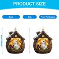 thumbnail image 3 of 2D Acrylic Animal Pendant F, 2D Acrylic Animal Pendant Is Printed in Full Color with Friendly and Ink. the Such As Animal and Are and Delicate and the I, Pendant *1, 3 of 4