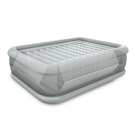 Intex 24 Dream Lux Pillow Top Dura-Beam Airbed Mattress with Internal Pump - Queen