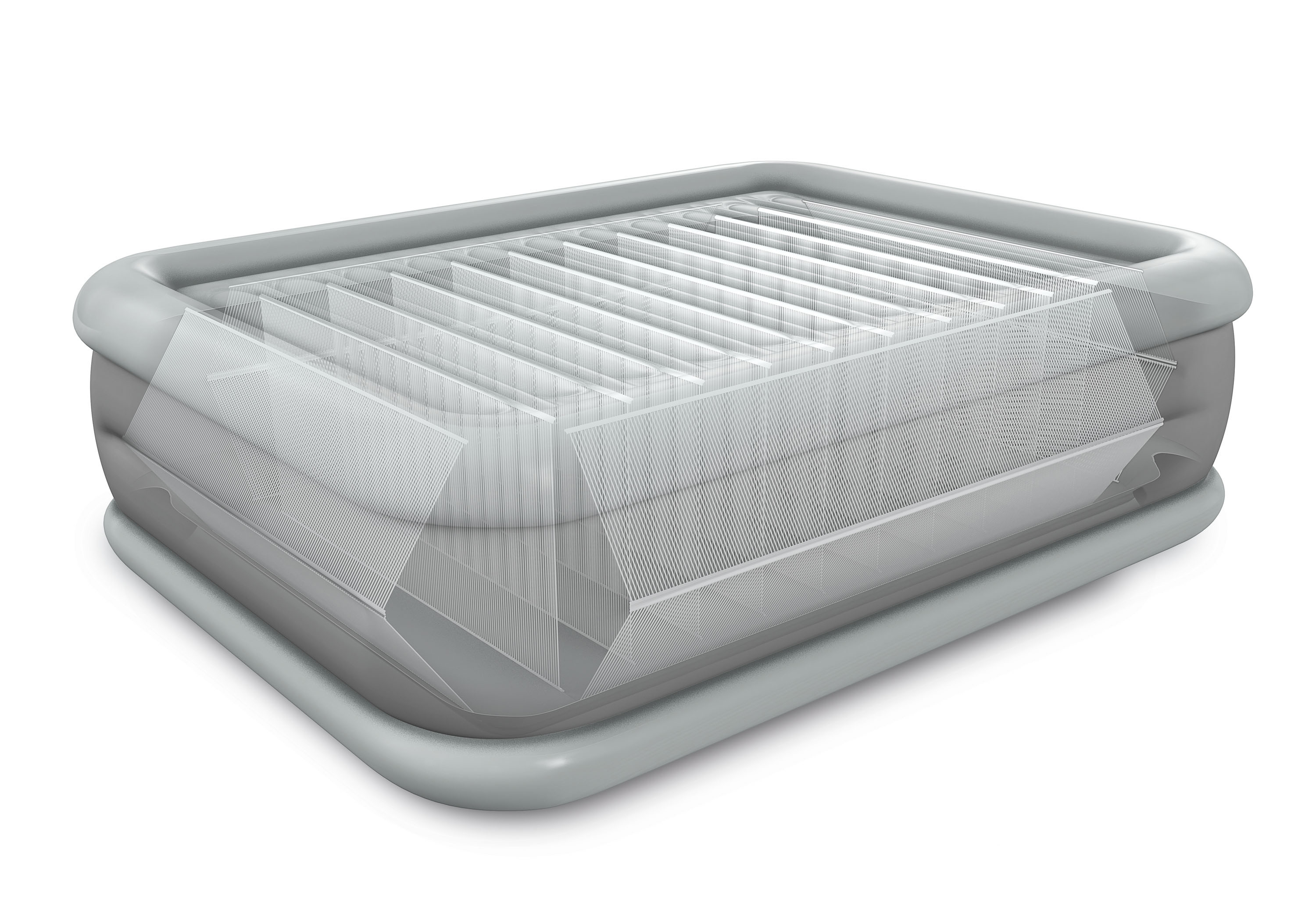 INTEX 24″ QUEEN DREAM LUX PILLOW TOP DURA-BEAM AIRBED MATTRESS WITH BUILT-IN PUMP