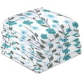 thumbnail image 4 of Kitchen Towels Blue Floral Pattern Cleaning Towel Absorbent Hand Towels Tea Towels for Home Restaurant Dish Clean 28" x 18", 4PCS, 4 of 7