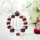 thumbnail image 3 of Soporte para pasteles, cupcakes y cosméticos para fiestas de cumpleaños, bodas y baby showers. Blanco L, 3 of 7