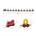 thumbnail image 4 of Juguete Educativo Modelo de Tren con Vagones Digitales Desmontables Juegod e Aprendizaje de Números para Azul SM SunniMix Juguete de tren digital de madera, 4 of 8