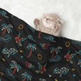 thumbnail image 2 of Pofeuu Hawaiian Style Print Puppy Blanket,Dog Blankets,Pet Blanket Cozy Cat Blankets for Indoor Cats, Fuzzy Pet Blanket for Kitten Doggy Dog Blankets-Medium, 2 of 8