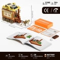 thumbnail image 3 of Lumibricks Medieval Troupe Carriage Lighting Building Bricks Set - Middle Ages City Town Playset Multi-Form Modular Collection Display Kit with Minif, 3 of 9