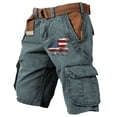 thumbnail image 1 of WILLBEST Traje de Dos Piezas para Hombre, Estilo Informal, con Estampado de Notas Musicales, Cremallera, Cordón, Solapa, Camisa y Pantalones Cortos, 1 of 2