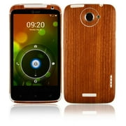Skinomi Light Wood Full Body Skin+Screen Protector Cover for HTC One X