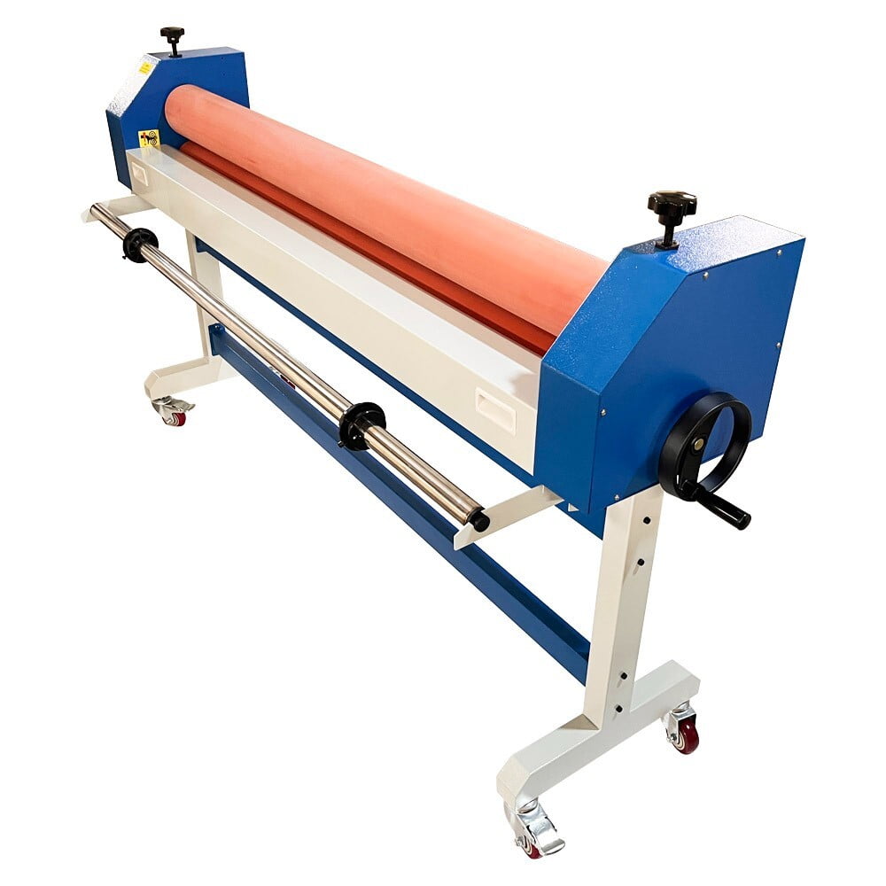 63 Inch Large Manual Cold Roll Laminating Machine Single Sided for Photo Poster