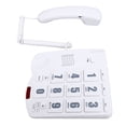 thumbnail image 1 of Teléfono Con Botón Grande para Personas Mayores, Teléfono Fijo Con Cable, Teléfono Residencial Con Cable, Altavoz, Marcacia Rápida, Volumen Ajustable, Teléfono Insconitable, 1 of 7