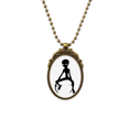 thumbnail image 1 of Universo y Alien alien Collar Colgante Vintage de bronce antiguo de joyeria de lujo de regalo Unbranded  M, 1 of 3