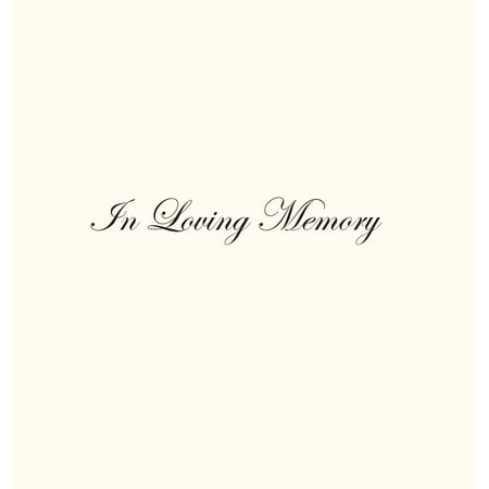 True Love Guest Book - In Loving Memory Funeral Guest Book, Celebration of Life, Wake, Loss, Memorial Service, Condolence Book, Church, Funeral Home, Thoughts and in Memory Guest Book (Hardback) (Hardcover)