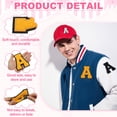thumbnail image 3 of 4" Chenille Letter Patches,Yellow Chenille Initial A-Z Patches (Letter S), 3 of 6