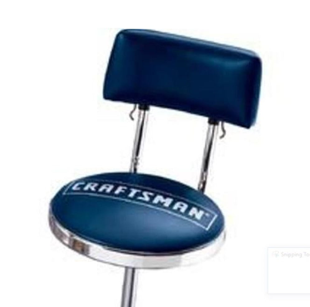 Craftsman Chrome/Vinyl Hydraulic Hydraulic Stool ubicaciondepersonas