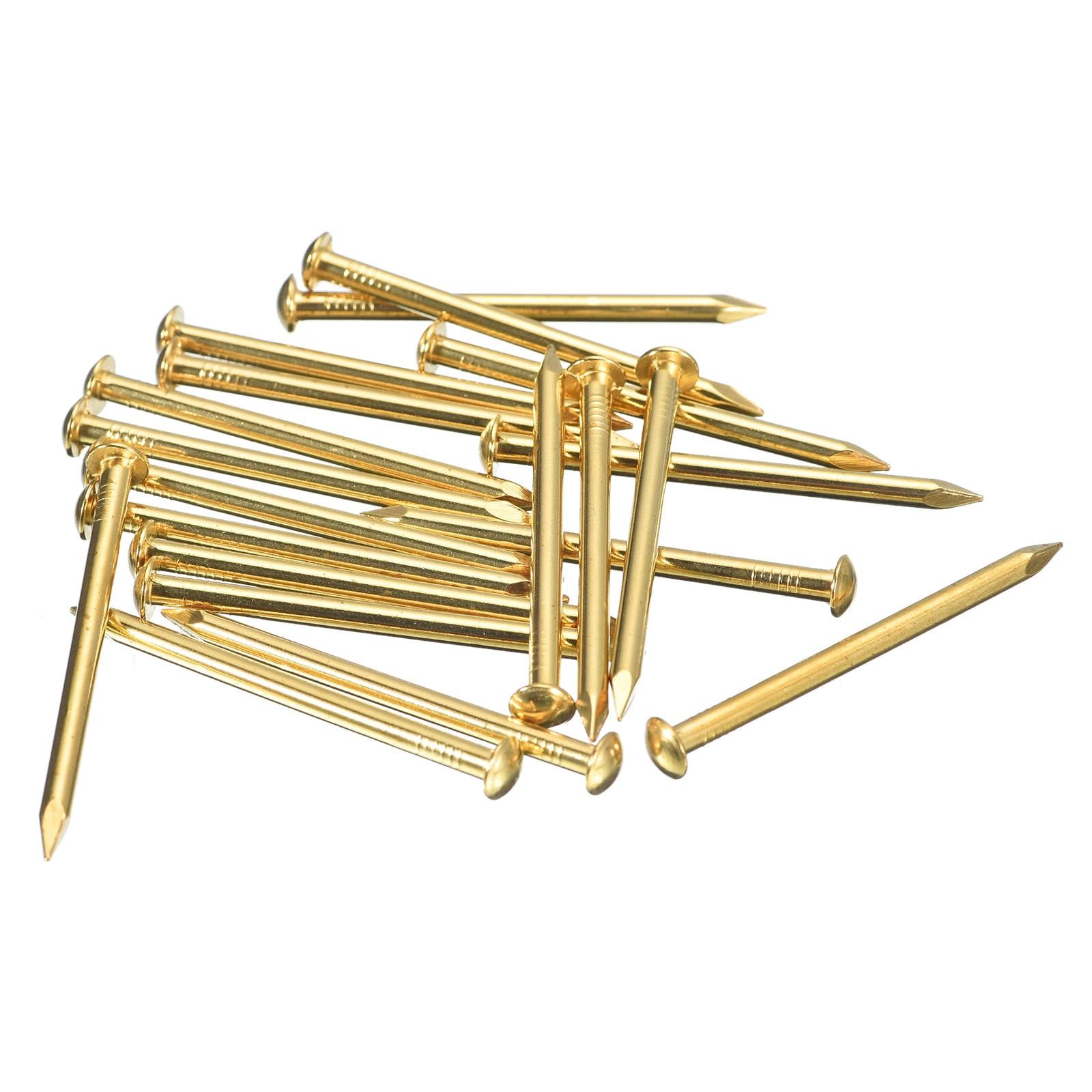 Lot De 10 Petits Clous En Laiton 2,8x40mm – Pour Bois Et Bricolage, Marque Uxcell